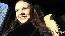 sensual teen blows penis in pov and gets her twat shagged