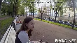 This wicked teen 18+ begged for hardcore action after a sneaky pickup.