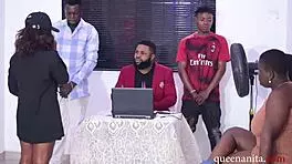 just chilling, watching krissyjoh nail a live sex scene at queen anita empire1 audition