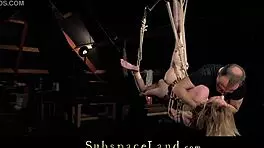 I am the submissive bitch getting dominated and fucked for my bondage disobedience.