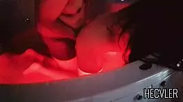 I got fucked in the jacuzzi at the new hotel, oh man