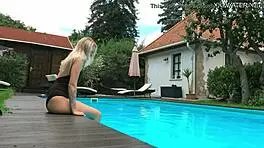 Mimi Cica Gets Horny Underwater with Ex Girlfriend, Showing Natural Tits and Ass