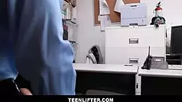 petite latina shoplifter fucks guard?