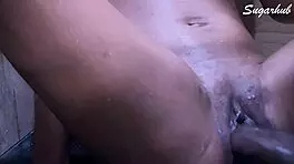 hey, my pussy can't stop dripping for his huge cock, wanna see this african beast tear me apart?