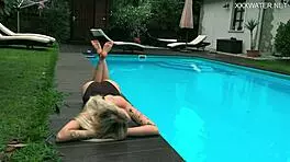 Mimi Cica Gets Horny Underwater with Ex Girlfriend, Showing Natural Tits and Ass