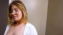 Stepbro pounds his hot stepsister doggystyle with a monster cock 😈