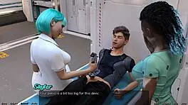 曲线嫩妹想摸我大鸡巴太空里