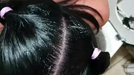 emo bondage slut dragged to toilet for piss and cock sucking