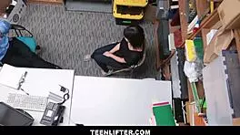 petite latina shoplifter fucks guard?