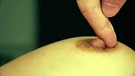 close up nipple play with teen 18+ in homemade setting