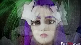 Hot sisters Jessae Rosae and Val Steele bang on Halloween