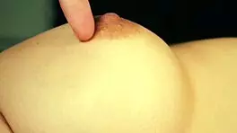 close up nipple play with teen 18+ in homemade setting