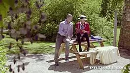 Private Com - Hot Veronica Leal Squirts In Outdoor Anal Fuck Fucking Big Natural Tits Blowjob Latina Heels Blonde Young 18+ Uniform