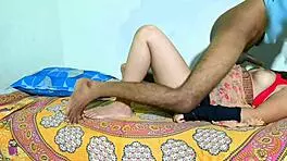 the horny wife gets her pussy fucked hard in missionary position at home