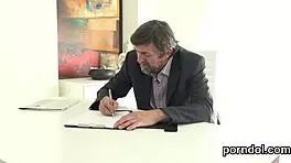 Erotic teen teased and pounded by older teacher