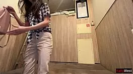 Fake Hostel Caught Girl Jerking Off Went Down To FUCK Her