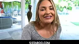 Gizelle Blanco Lets Stepbro Pump Her Doggystyle, Blowjob First