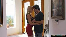 Fit Sexy Big Tittied Milf Taking Teen Dick