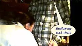 amateur fat teen 18+ getting her mouth fucked hard