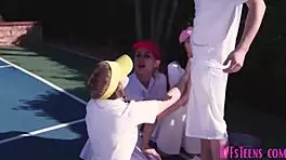 Hot Teen BFFs Crave Hard Fucking by Tennis Coach