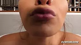 Man, gagging on stepbrother's cock is my fave when stepdad's out