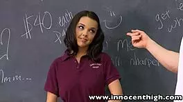 Innocent Teen Dillion Harper Hardcore Classroom Sex