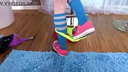 Stepmom Sophia Locke Begs Stepdaughter Melody Marks for More. Will Kissing and Fingering Convince Her?