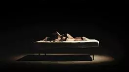 bondage newbie gets pussy slapped while hogtied 😈