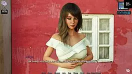 Adorable Asian milf flaunts boobs in steamy hentai gameplay from Sunshine Love Part 5