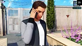 Adorable Asian milf flaunts boobs in steamy hentai gameplay from Sunshine Love Part 5