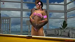 Intriguing pool lessons turn into wet pussy banging and anal cum on ass with monster cock gangbang