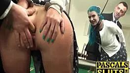 pierced anal slut, just 18, gets her tight hole wrecked hard