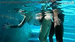 Hot Teen Amateur Gets Slammed By Big Black Cock Underwater On Webcam Cumshot