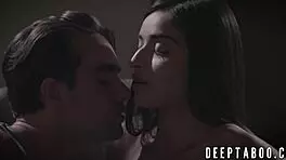 Teen Emily Willis bravely takes a big cock deep in her wet pussy