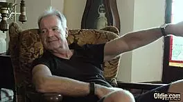 Sexy 19 Yo Teen Gets Pussy Fucked By Grandpa And After Sex She Swallows Cum