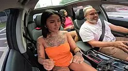 ela acabou de entrar no mundo adulto e caiu dentro do carro da putaria - millena gomes