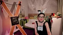 Blonde couple dances in bedroom streams