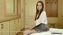 Kitten Teases Slim Hole to Climax