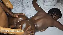 Melanie enjoys session with general's big black cock in amateur setting.