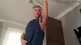 he fixes light and fills wet pussy