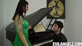 teacher renato gets double penetrated by billie star and alex romero. watch the pov action?