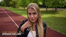 hot teen 18+ cheerleader zlata shine fucks her coach in lifeselector interactive blowjob spooning cowgirl hardcore