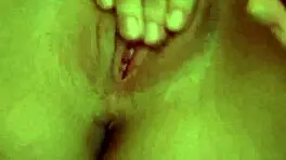 Sensual self pleasure with stockings and orgasm