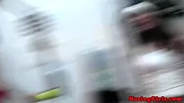 Hazing Teen 18+s Explore Each Other in Steamy Showers