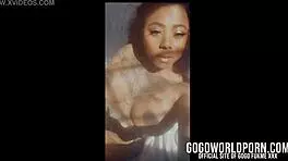 Cute Latina Ebony Teen 18+ Dances In Anime Hentai Style, Showing Off Her Big Ass And Beautiful Tits