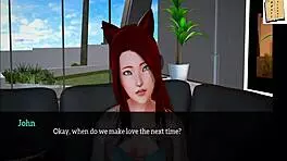 In my new family, the redhead amateur gets erotic sex with tits and ass in the game!