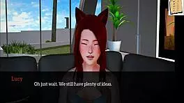 In my new family, the redhead amateur gets erotic sex with tits and ass in the game!