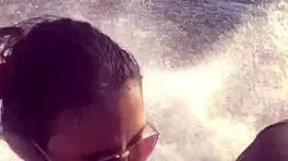 Having Fun With Jet Ski And Beach Activities