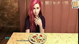 Wvm 113 chatting to gogeous pink haired milf in anime hentai style