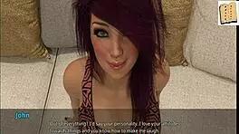 Wvm 113 chatting to gogeous pink haired milf in anime hentai style